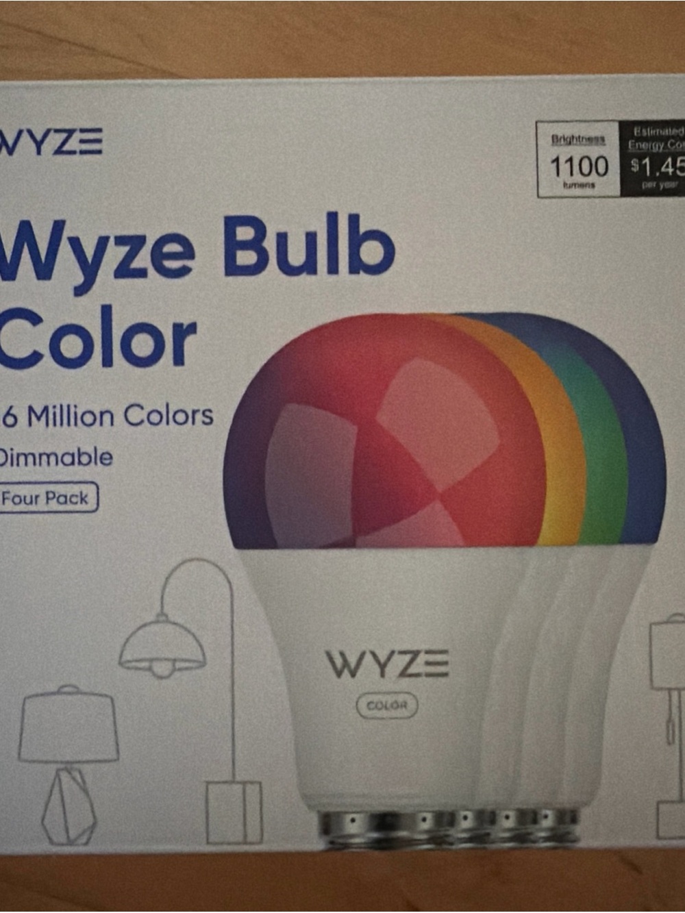 Wyze Color Bulb Four-Pack (4) NEW IN BOX